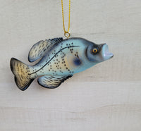 Crappie Holiday Ornament 4.75" x 2" Nautical decor