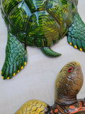 Sea Turtle 15"x 12.5 Replica wall decor