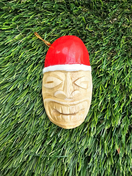 Tiki Mask Holiday ornament