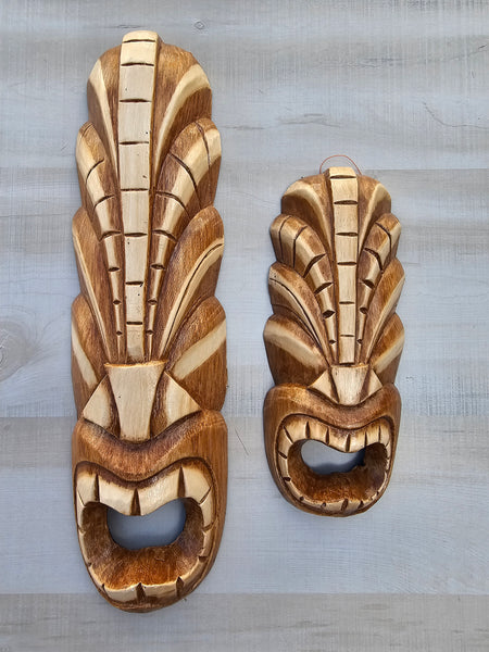 Tiki Mask 20", 12", or Set of 2