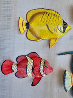 Tropical Fish wall decor - Set #2