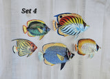 Tropical Fish wall decor - Set #4