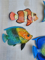 Tropical Fish wall decor - Set #5