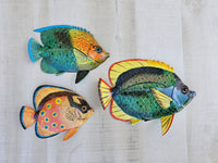 Tropical Fish wall decor - Set #9