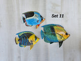 Tropical Fish wall decor - Set #11