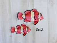 Tropical Fish wall decor  (Set of 2 or Qty 4 both sets)