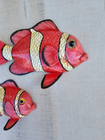 Tropical Fish wall decor  (Set of 2 or Qty 4 both sets)