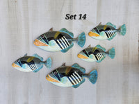 Tropical Fish wall decor - Set #14