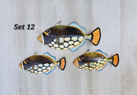 Tropical Fish wall decor - Set #12