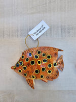 Tropical Fish Holiday Ornament decor (set of 3 or 6)