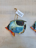 Tropical Fish Holiday Ornament decor (set of 3 or 6)