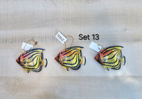 Tropical Fish Holiday Ornament decor (set of 3 or 6)