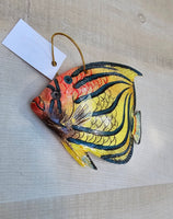 Tropical Fish Holiday Ornament decor (set of 3 or 6)