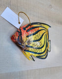 Tropical Fish Holiday Ornament decor (set of 3 or 6)