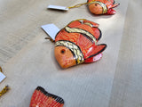 Tropical Fish Holiday Ornament decor (set of 3 or 6)