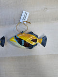 Tropical Fish Holiday Ornament decor (set of 3 or 6)