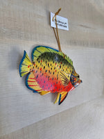 Tropical Fish Holiday Ornament decor (set of 3 or 6)