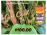 GIFT CARD Tiki Decor Plus