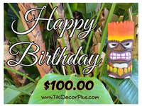 GIFT CARD Tiki Decor Plus