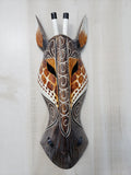 Giraffe Tiki Mask Wall Decor (SET of 2)