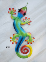 Gecko Metal Wall Art 19.5"