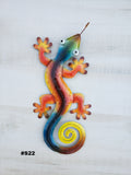 Gecko Metal Wall Art 12"