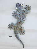 Gecko Metal Wall Art 12"